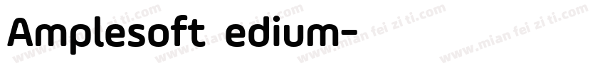 Amplesoft Medium字体转换